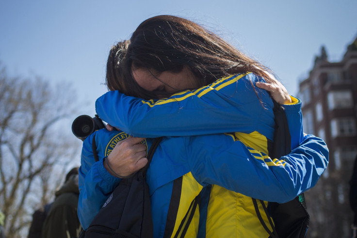 Boston Marathon Runners After Bombing