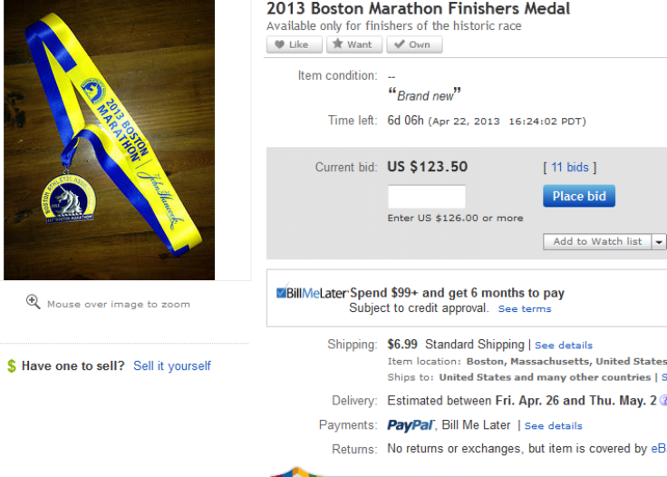 Alleged looted Boston Marathon medals
