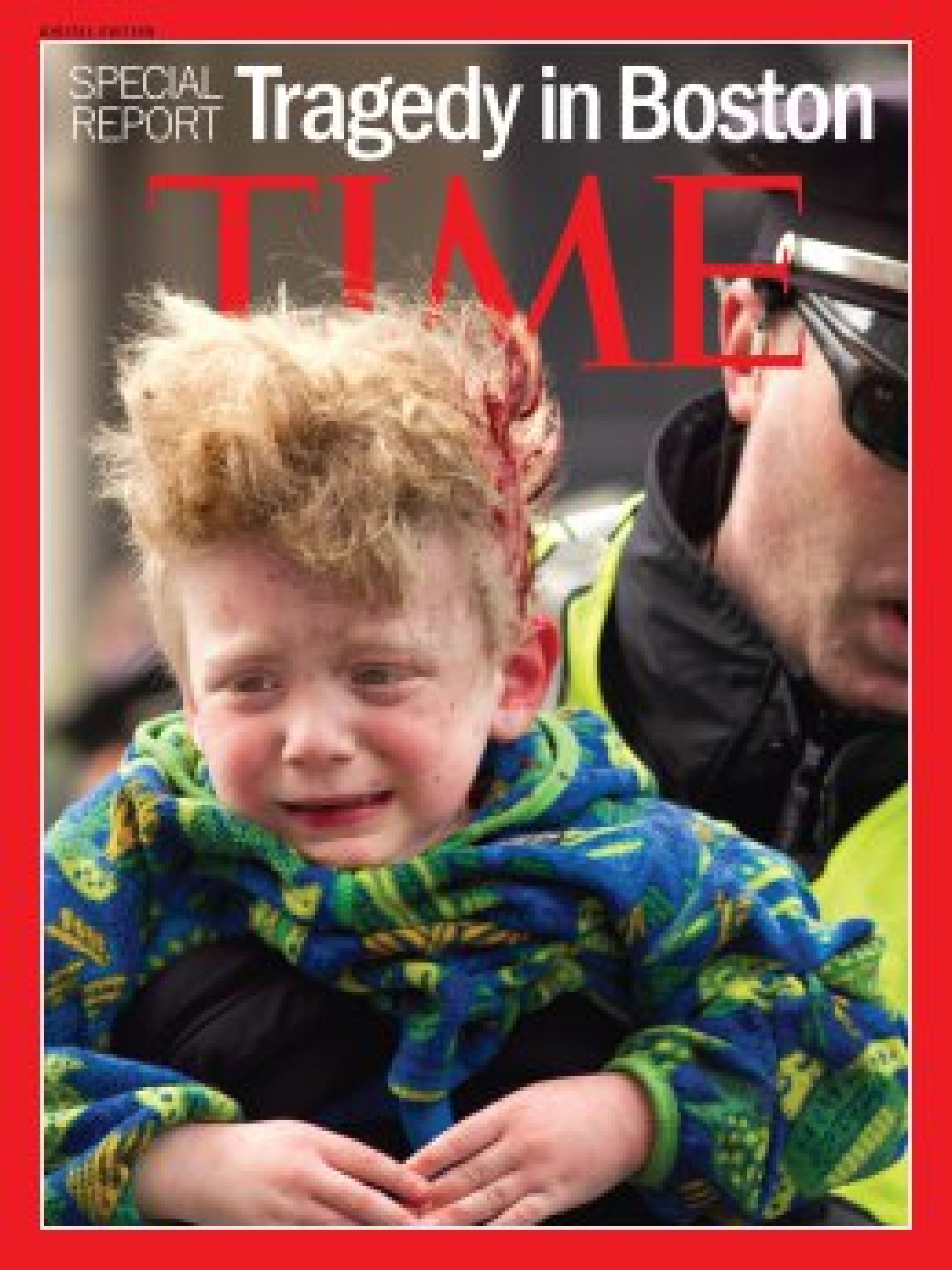 Time Magazine Cover Shows Nameless And Bloodied Child Amid Boston