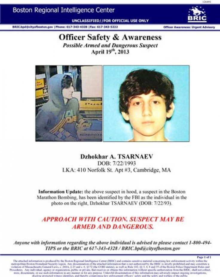 Boston Bombing Suspect