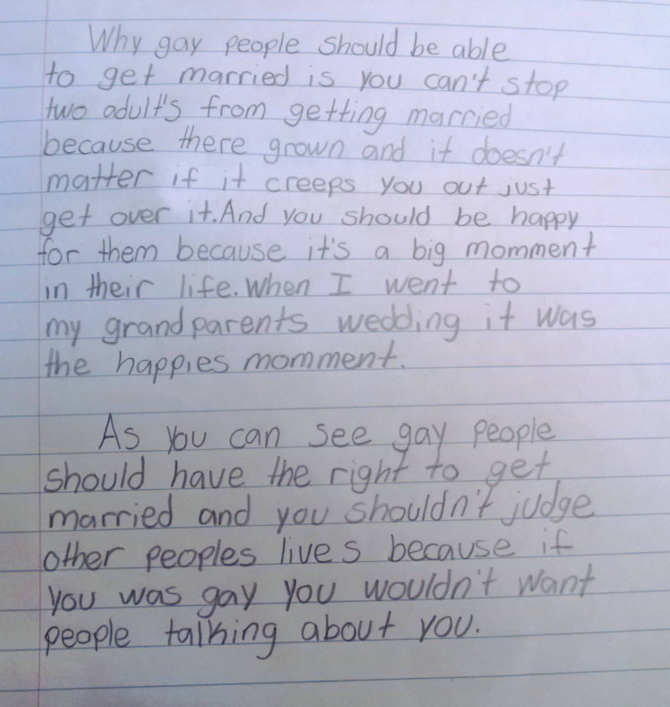 Fourth-Grade Letter