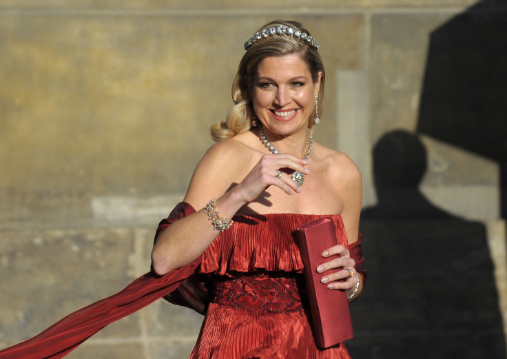 Queen Maxima of the Netherlands in red