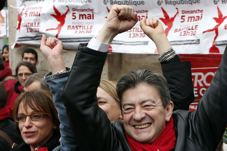 French party leader Jean-Luc Melenchon 