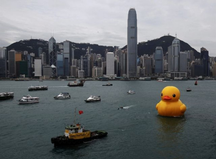 Rubber Duck in Hong Kong