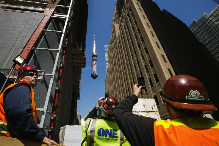 One World Trade Center Spire Raising