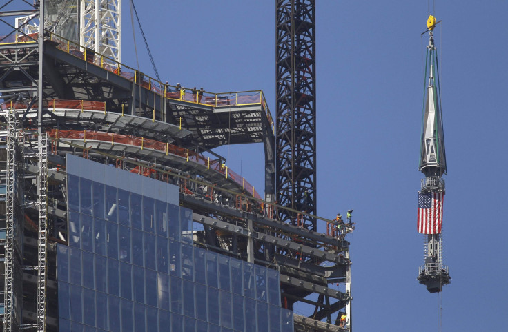 One World Trade Center Spire Raising