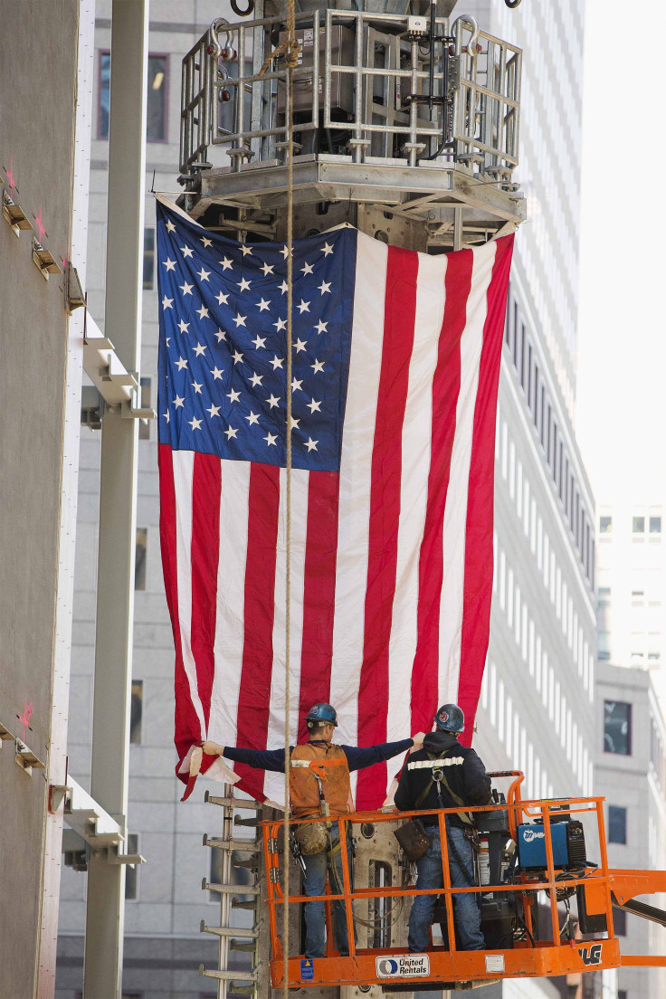 One World Trade Center Spire Raising