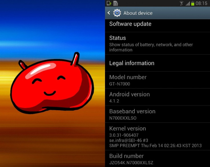 Android 4.1.2 Jelly Bean