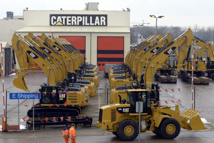 Caterpillar Excavators In Gosselies, Belgium