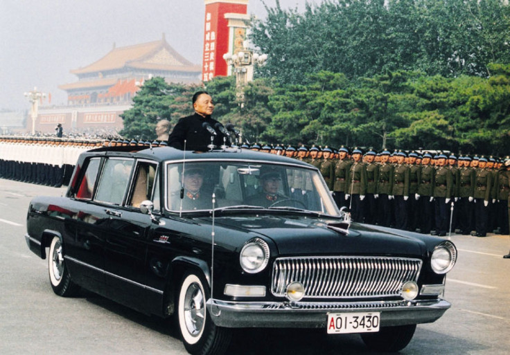 Deng Xiaoping in Hongqi Vehicle