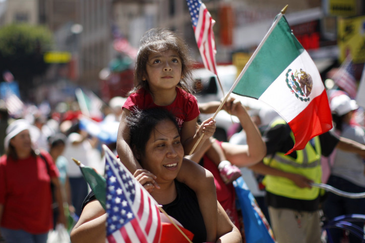 Immigration Protest In Los Angeles, Calif.
