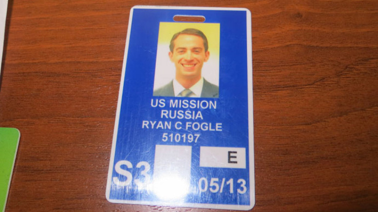 Ryan Fogle U.S. Embassy pass