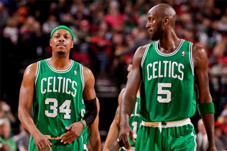 Paul Pierce and Kevin Garnett walk into an uncertain future with the Boston-Celtics