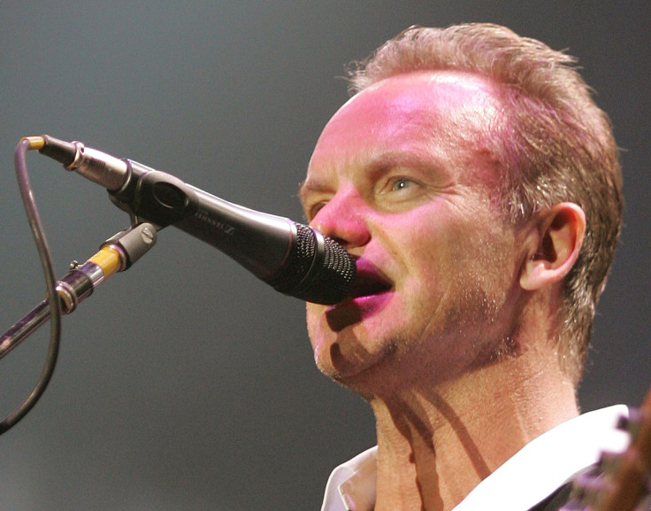 Sting performs in New Delhi