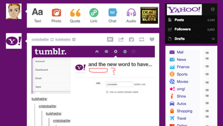 yahoo tumblr