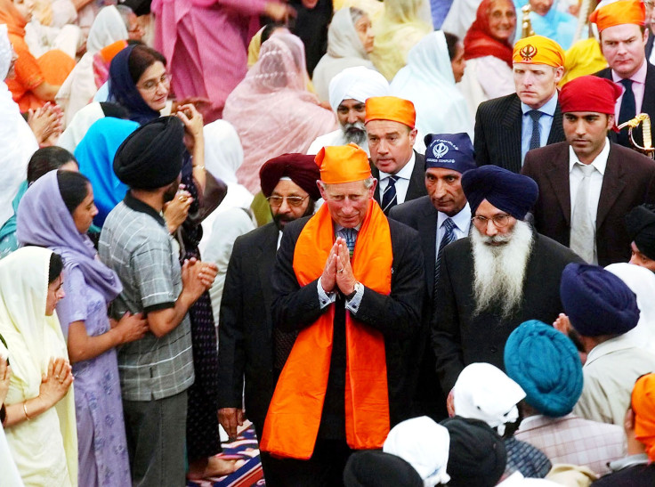 Prince Charles at Sikh Temple in West London