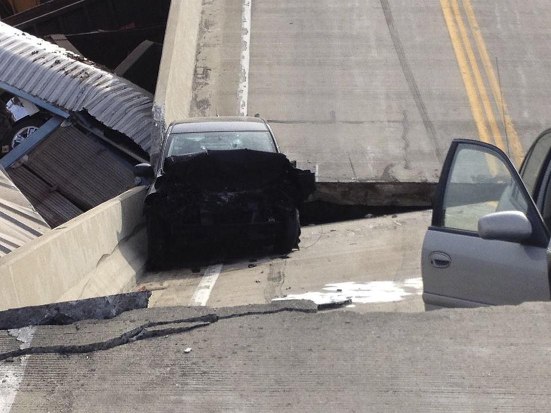 Replacement Of Missouri Route M Overpass Creamed By Freight-Train Crash ...