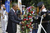 Obama at Arlington Memorial Day 2013