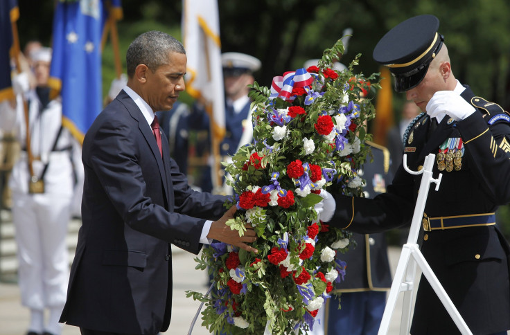 Obama at Arlington Memorial Day 2013