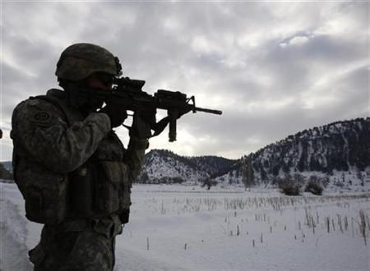 US soldier in Afghanistan