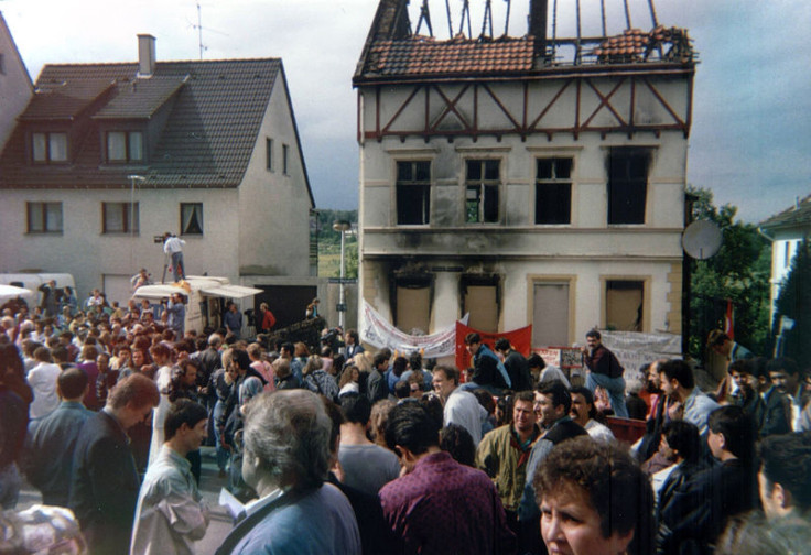 Home of Turks burned out in Solingen