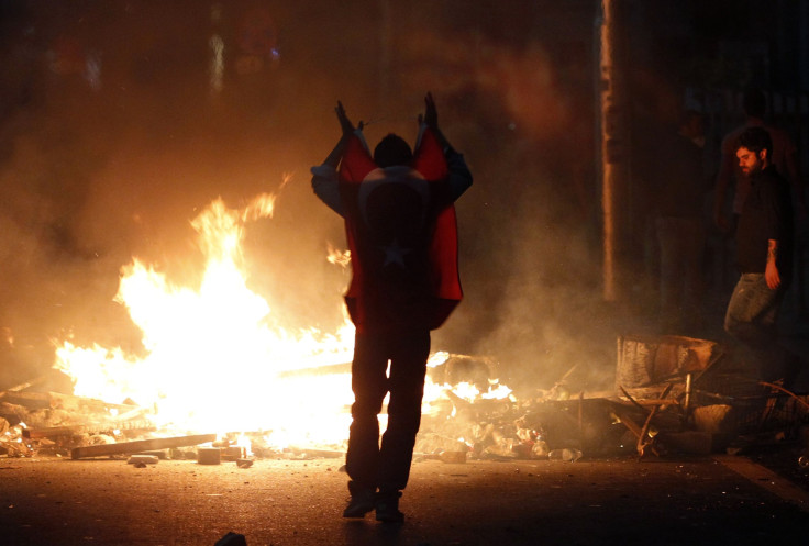 Turkey Ankara Riots 6 Flag