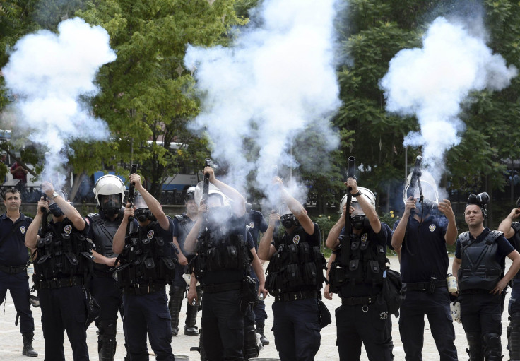 Turkey Ankara Riots 9 Tear Gas