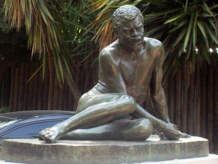 Statue of  "The Slave", by Francisco Cafferata in Buenos Aires, Argentina