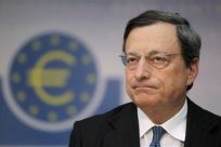 ECB Draghi with symbol 2012