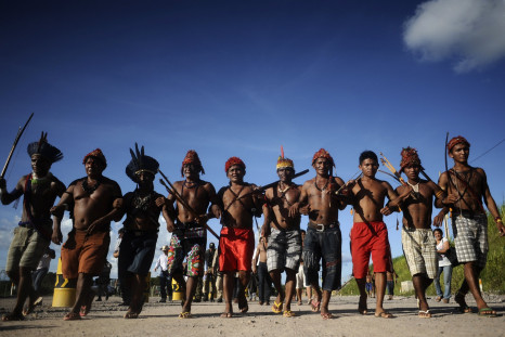 Brazil Indians At Belo Monte Dam, Para State, Brazil