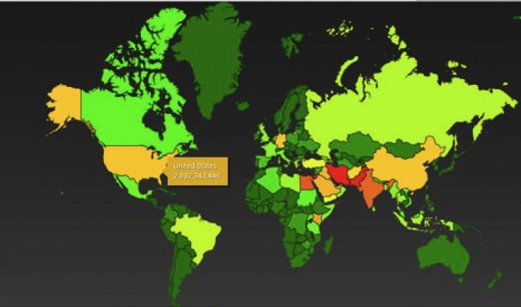 Boundless Informant-Heat Map