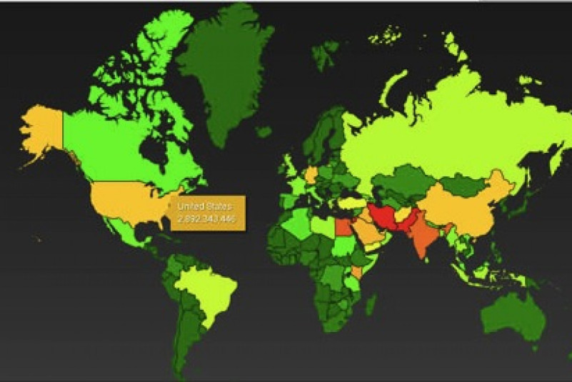 Boundless Informant-Heat Map