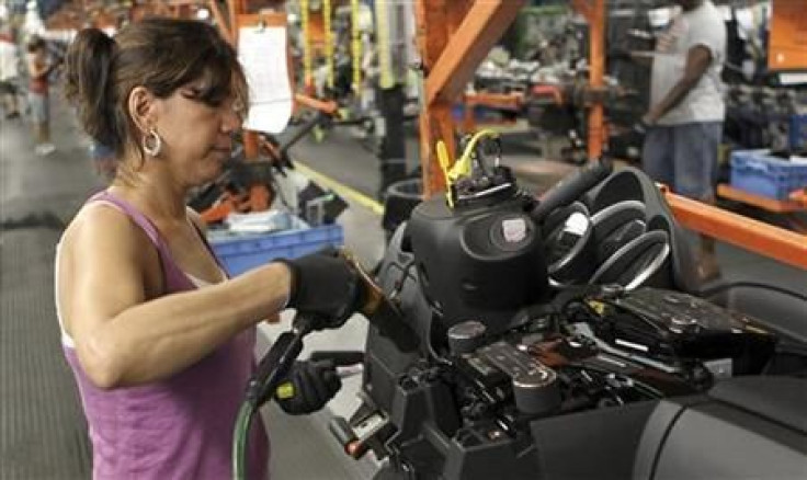 Female U.S. auto factory worker