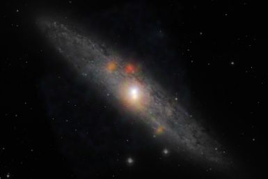 Black Hole At Center Of Sculptor Galaxy