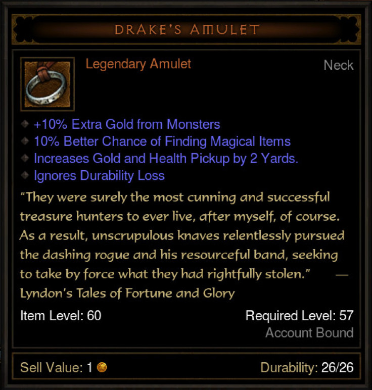 Drakes Amulet