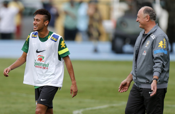 Neymar, Luiz Felipe Scolari