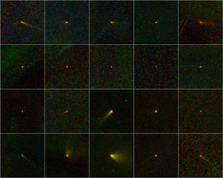 This collage shows those 20 new comets all together in a kind of family portrait