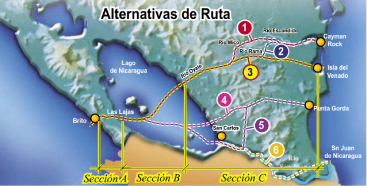 Nicaragua canal plans