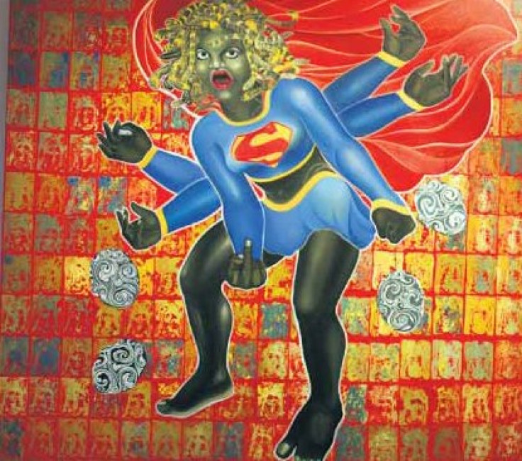 Hindu Goddess Kali As Superman