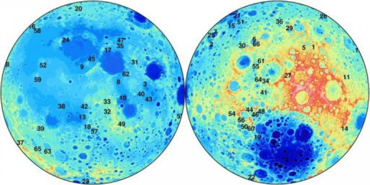 New Craters On The Moon