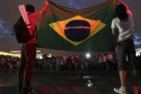 Brazil Protests Flag