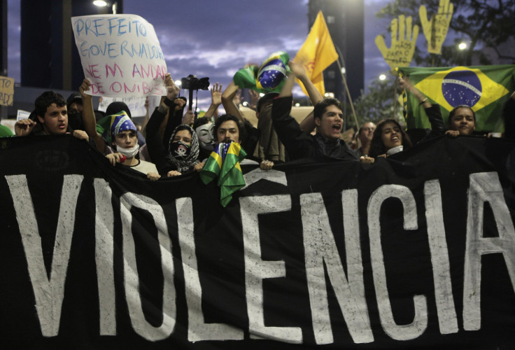Brazil Protests Violencia