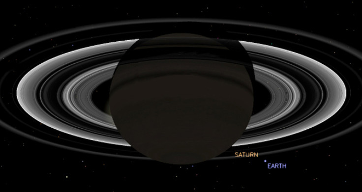 Earth From Saturn’s Neighborhood