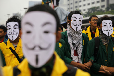 Anonymous Masks In Indonesia