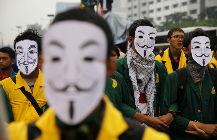 Anonymous Masks In Indonesia