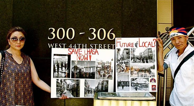 Students For A Free Tibet Protest