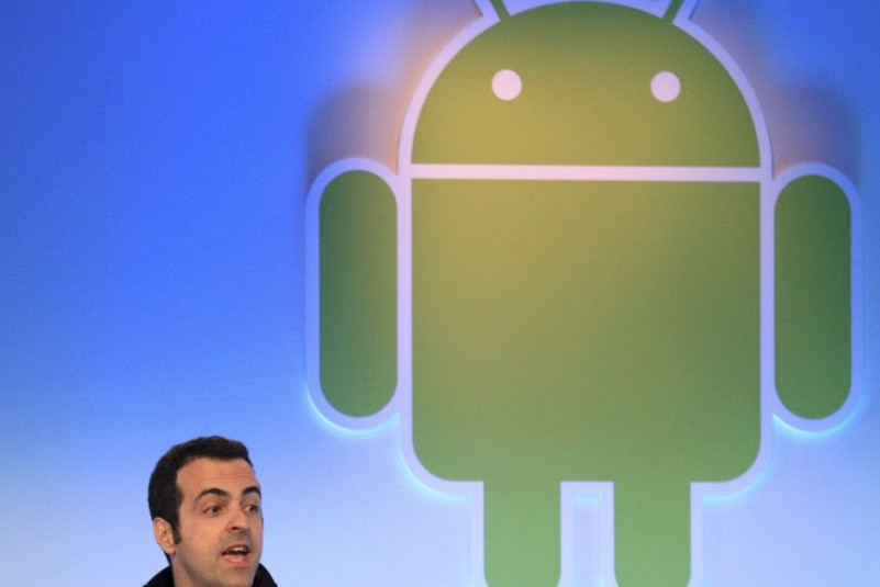 Google's Hugo Barra speaks during presentation of latest version of Android operating system.
