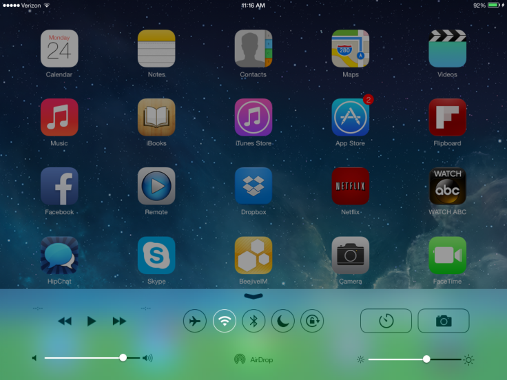 iOS 7 Beta 2 iPad