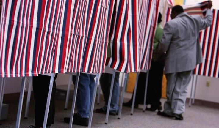 Voting US lines NH Getty Images