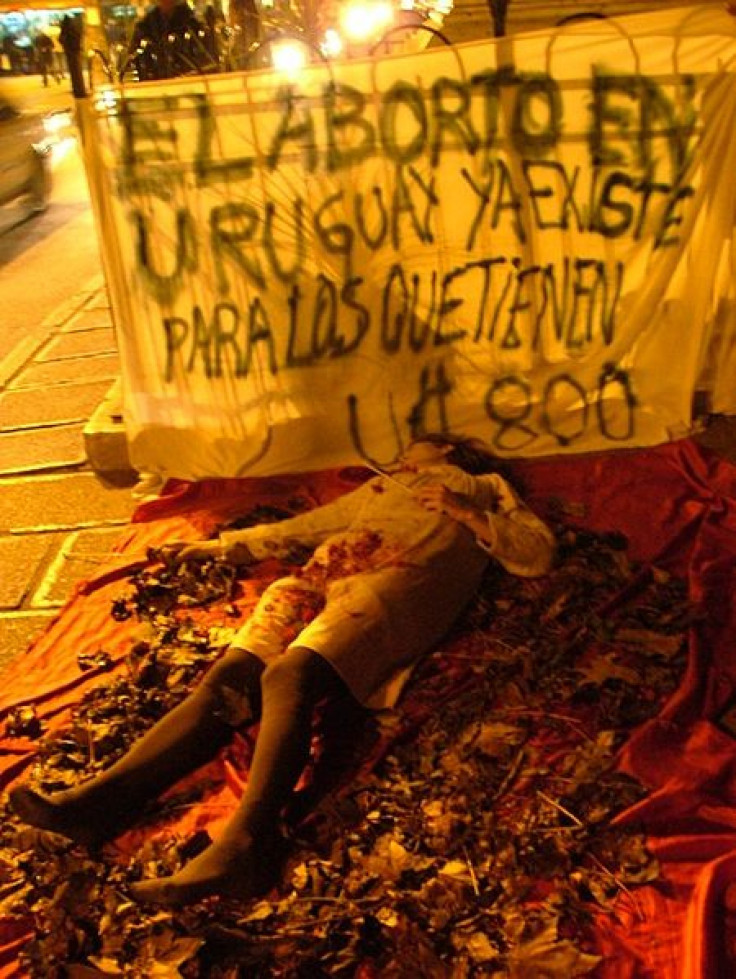 Uruguay pro choice demonstration